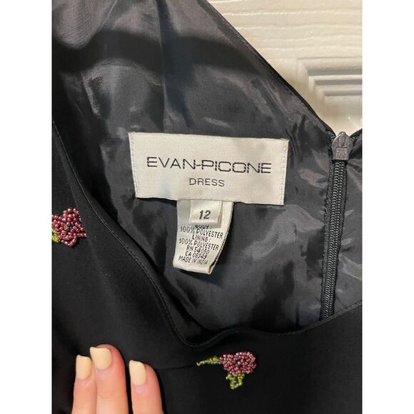 Vintage Evan Picone beaded dress NWT size 12 - Picture 5 of 5
